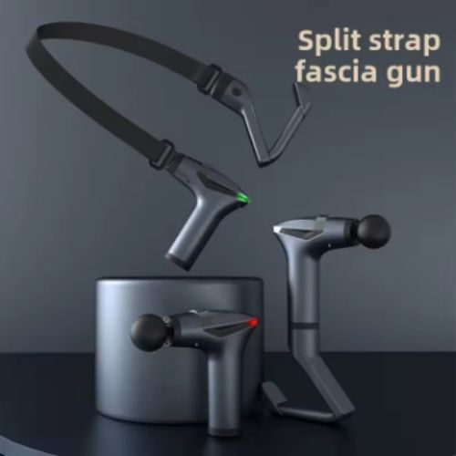 3 In 1 Split Pull Strap Fascia Gun With Multifunctional Detachable Handle, Vibration Band Massage, Muscle Fitness Massage