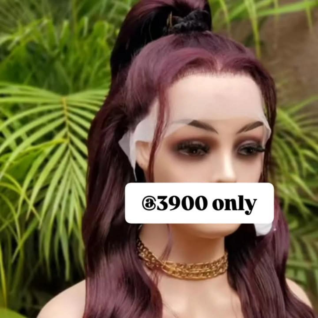 Frontal semi human body wig
