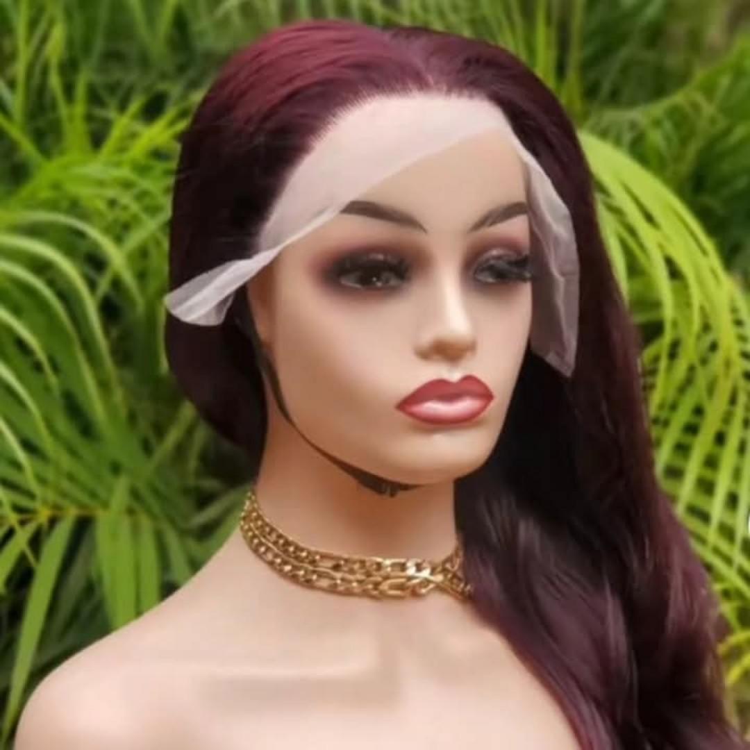 Frontal semi human body wig