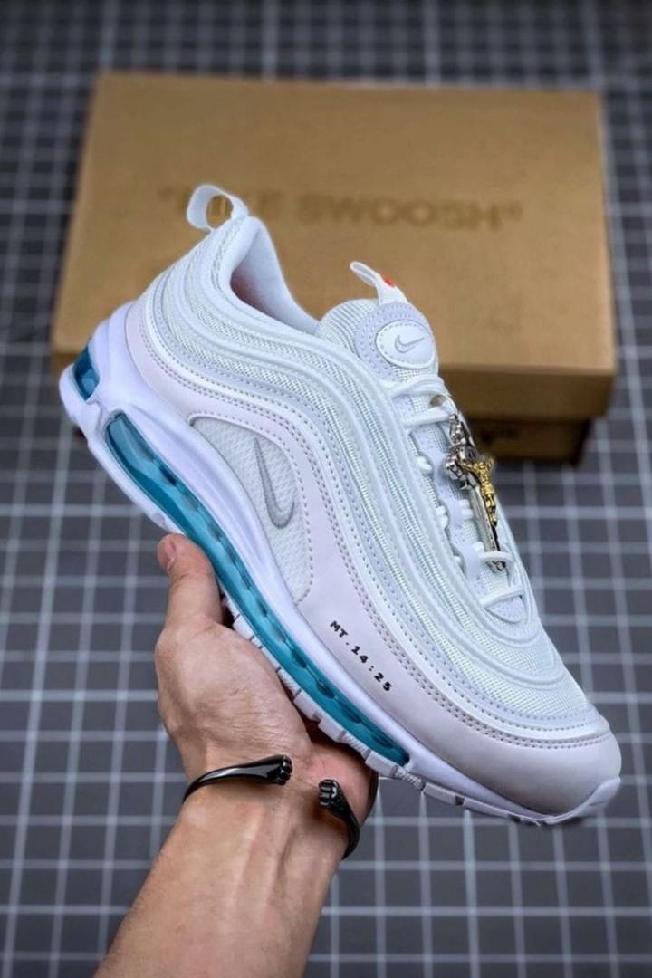 🔥( ON OFFER ) AIRMAX 97 WHITE (BEST SHOP FOR AIRFORCE, AIR FORCE, JORDAN, AIR MAX, AIRMAX) FASHIONABLE SNEAKERS GENERIC