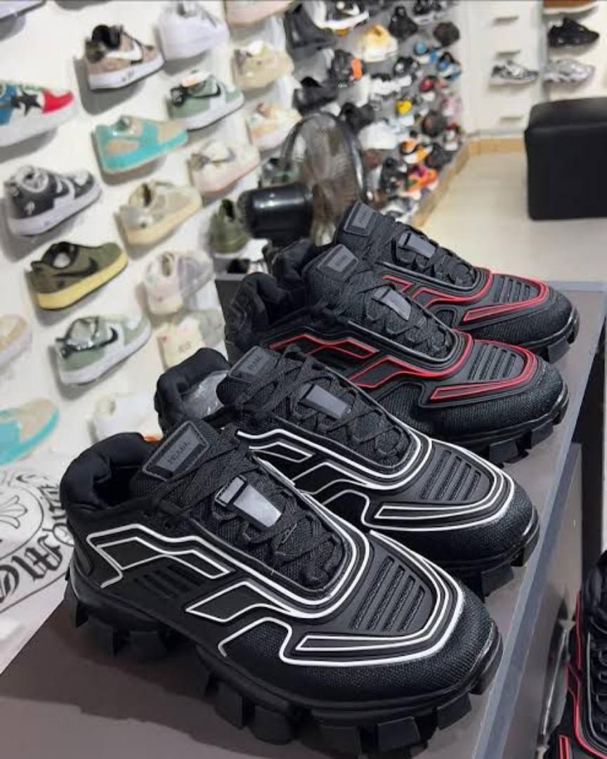 🔥( ON OFFER ) PRADA MEN'S SNEAKERS, VERY FASHIONABLE BULKY SNEAKERS (BEST SHOP FOR LADIES AND MENS BOOTS, SNEAKERS, CASUAL BOOTS, OFFICIAL BOOTS) GENERIC