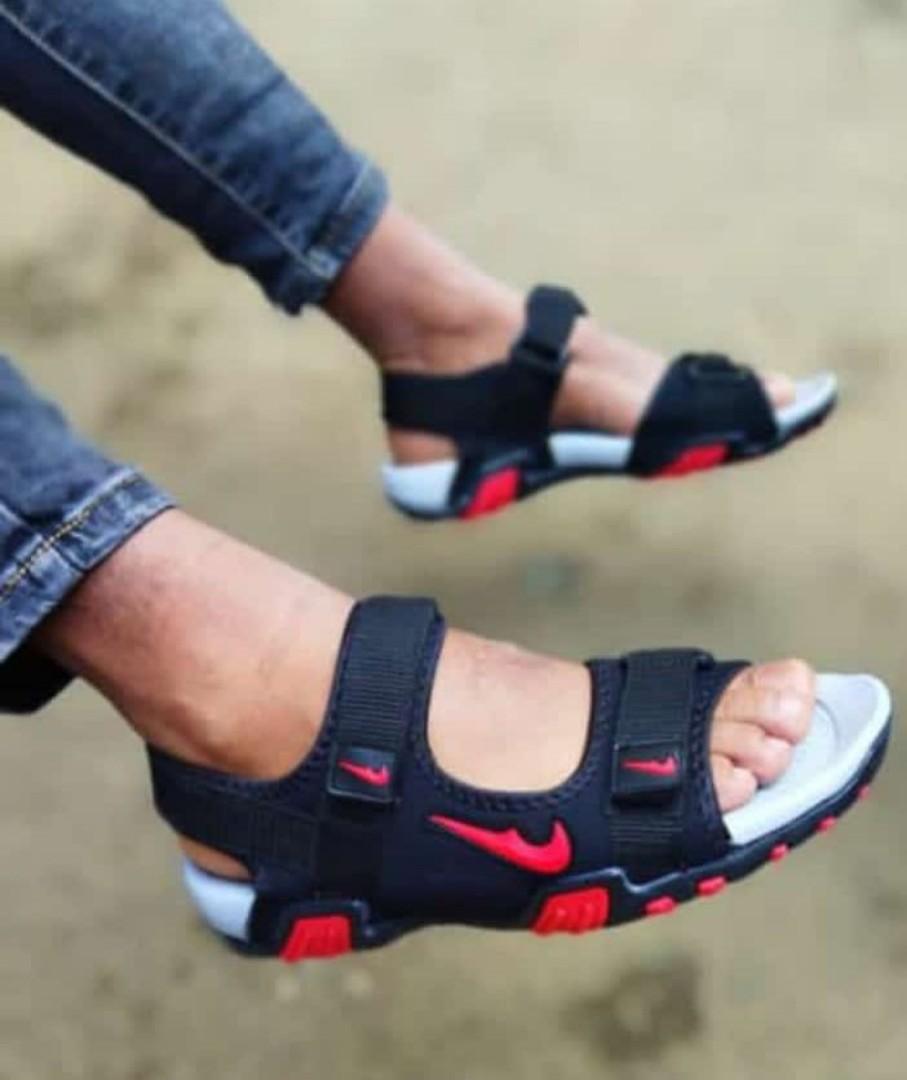 ORIGINAL LEATHER MEN OPEN SHOES VERY COMFORTABLE AND DURABLE. (BEST SHOP FOR SLIP ONS, SLIPERS, SLIDES & OPEN SHOES)