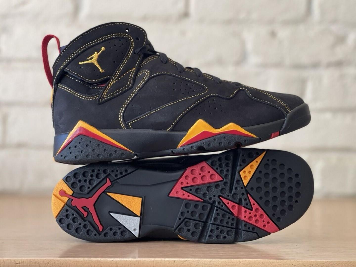 🔥( ON OFFER ) AIR JORDAN 7 BIG KID BG's (CUTRUS) RETRO, CUSTOMIZED JORDAN, COLOUR BLACK ,HIGH QUALITY SNEAKERS. JORDAN Best shop for Airforce, Air jordan, Airmax tn, Air force sneakers) GENERIC