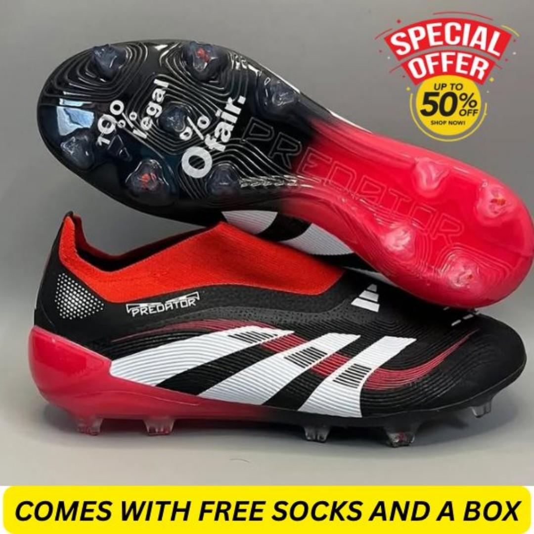 Original Adidas Predator Elite Accuracy FG ‹ > Moments - Core Black/White/Vivid Red LIMITED EDITION, Soccer boots, football boots