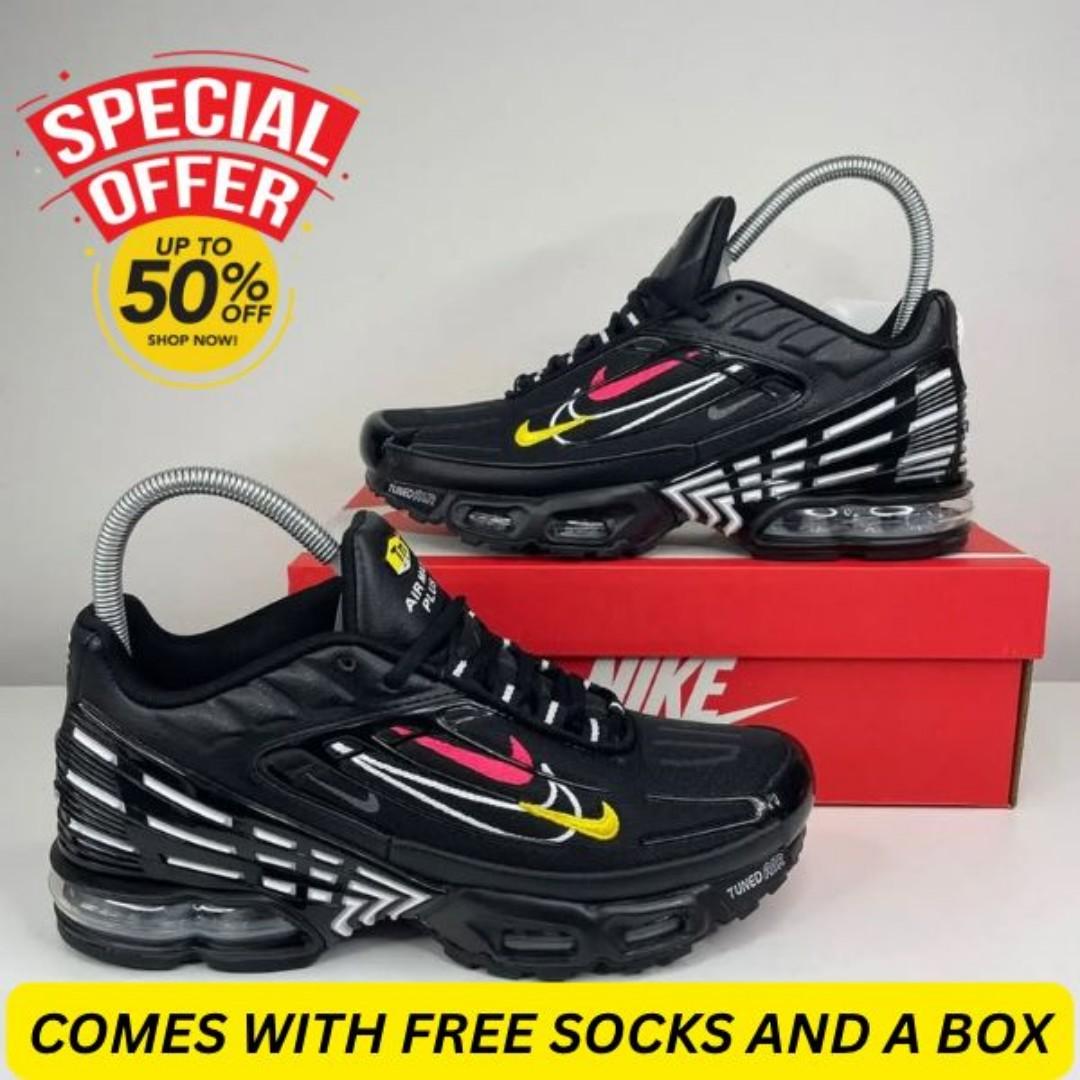 ORIGINAL AIR MAX TN PLUS 3 BLACK COLOR, CUSTOMIZED AIRMAX 90 tn, COLOUR BLACK ,HIGH QUALITY SNEAKERS. Best shop for Airforce, Air jordan, Airmax tn, Air force sneakers)