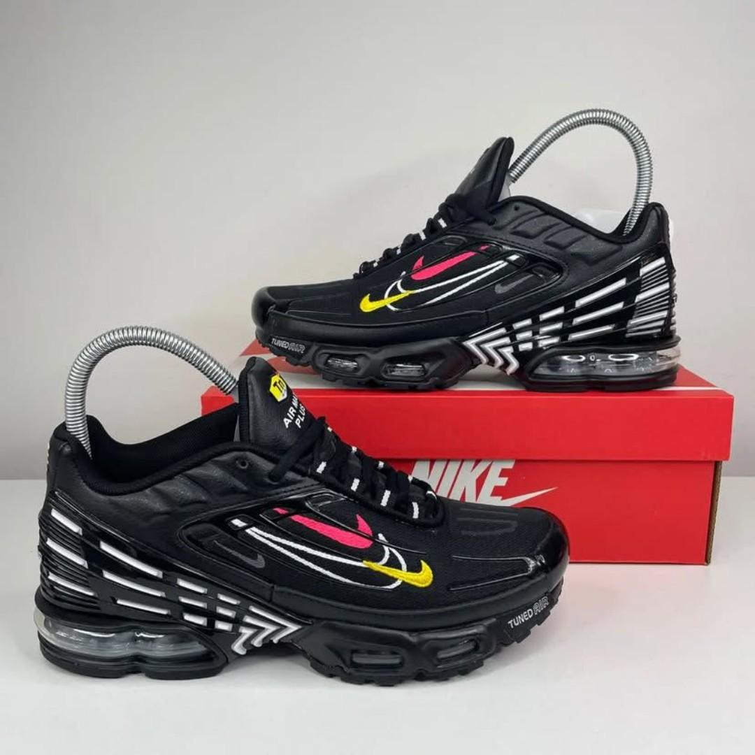 ORIGINAL AIR MAX TN PLUS 3 BLACK COLOR, CUSTOMIZED AIRMAX 90 tn, COLOUR BLACK ,HIGH QUALITY SNEAKERS. Best shop for Airforce, Air jordan, Airmax tn, Air force sneakers)