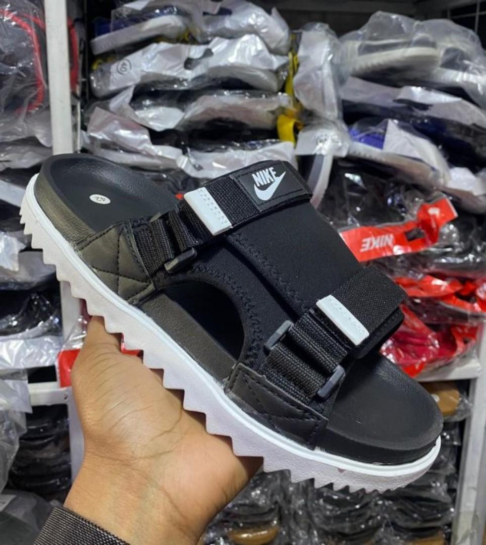 ORIGINAL AIR FORCE 1 SLIDES (DESIGHNER OPEN SHOES), BLACK COLOUR TRIPPLE WHITE ,HIGH QUALITY SLIP ONS. AIRFORCE 1 white JORDAN Best shop for Airforce, Air jordan, Airmax tn, Air force sneakers)