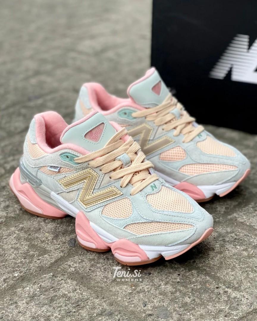 ORIGINAL NEW ARRIVAL SNEAKERS (NB) BALANCE 9060 EDITION TRAINERS MULTI COLOUR ,HIGH QUALITY SNEAKERS WHITE & PINK. Best shop for Airforce, Air jordan, Airmax tn, Air force sneakers)