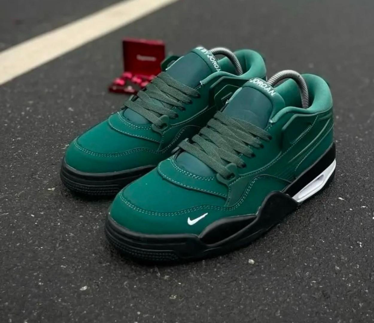 ORIGINAL AIR JORDAN 4 RM BIKE AIR RETRO.CUSTOMIZED JORDAN, COLOUR GREEN AND WHITE ,HIGH QUALITY SNEAKERS. JORDAN Best shop for Airforce, Air jordan, Airmax tn, Air force sneakers)
