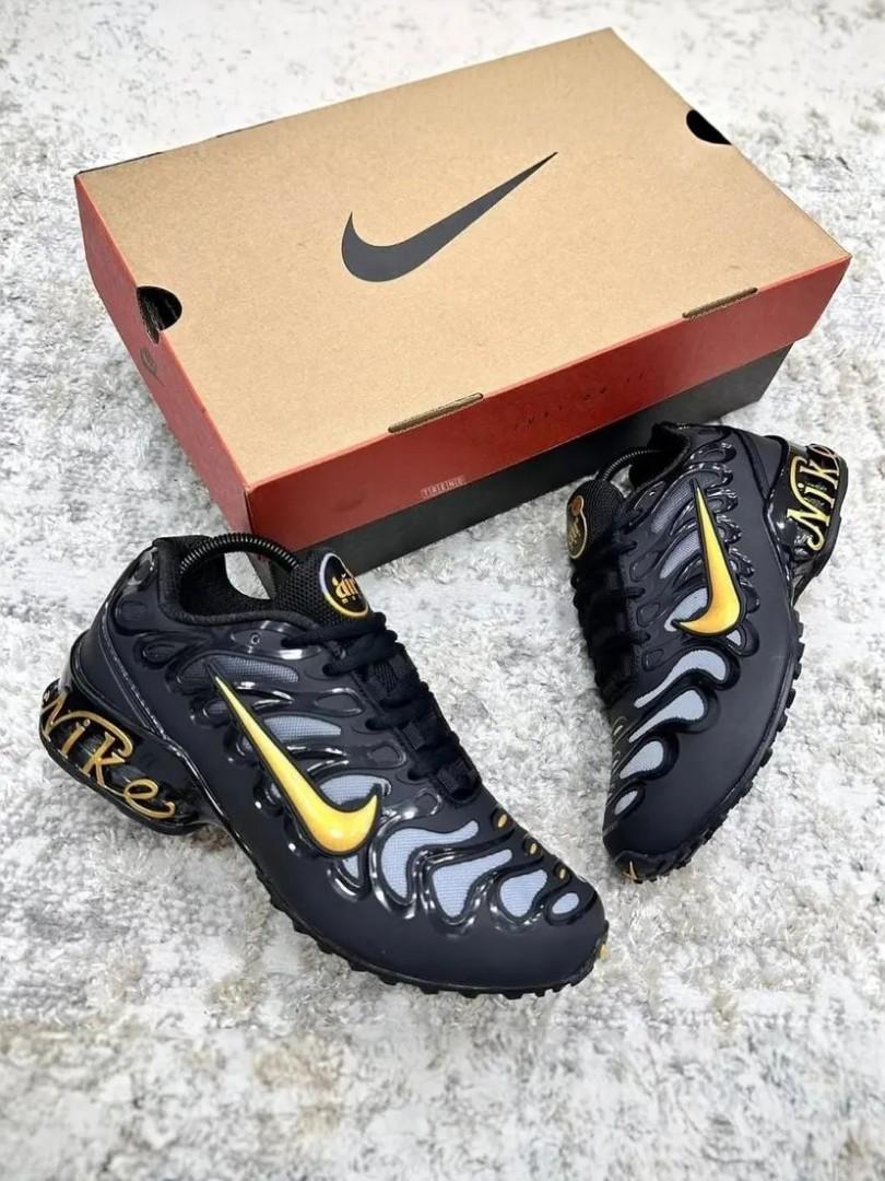 ORIGINAL AIR MAX TN DRIFT WHITE, GOLD  & BLACK COLOR, CUSTOMIZED AIRMAX 95 tn, COLOUR BLACK ,HIGH QUALITY SNEAKERS. Best shop for Airforce, Air jordan, Airmax tn, Air force sneakers)