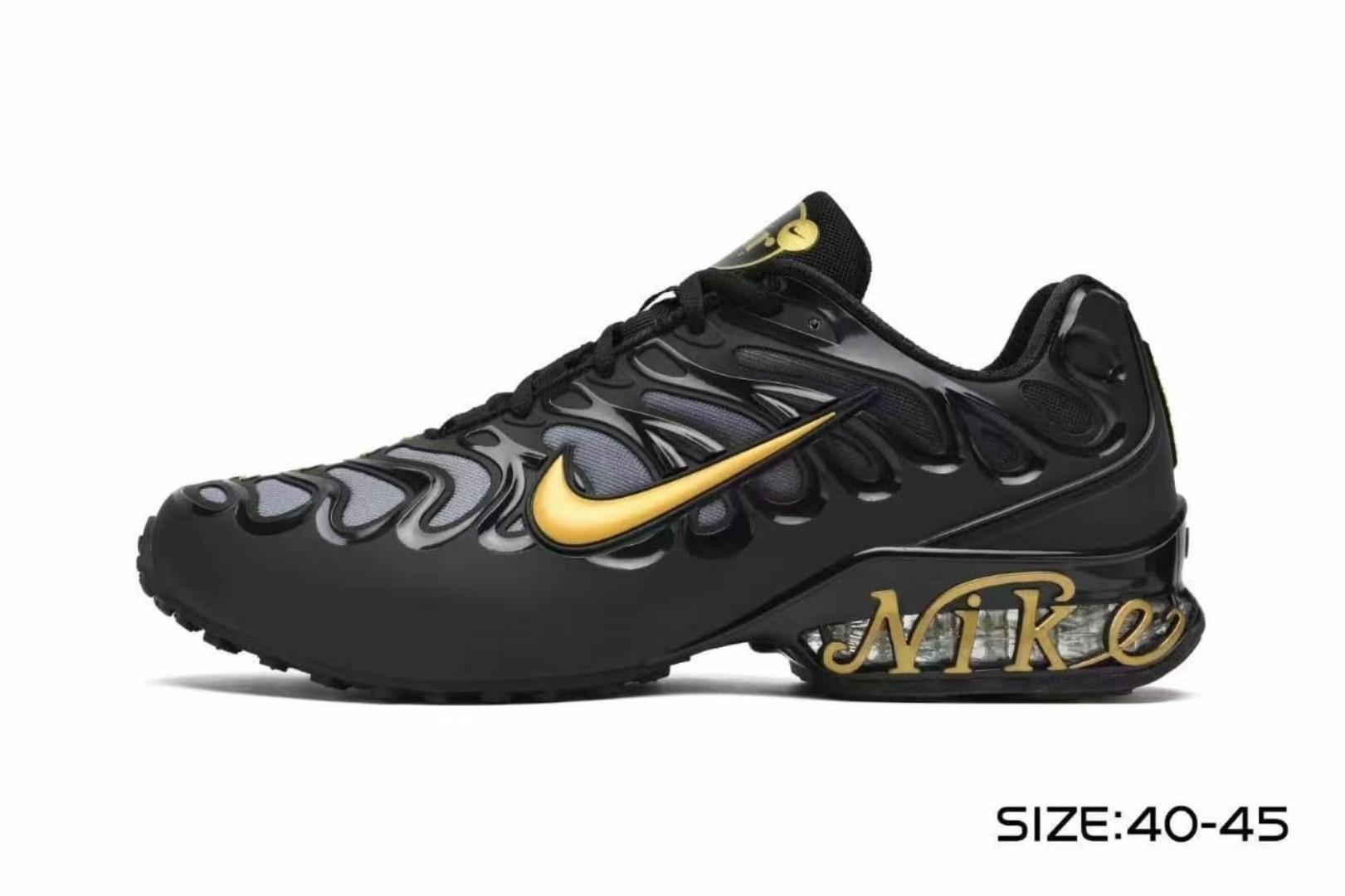 ORIGINAL AIR MAX TN DRIFT WHITE, GOLD  & BLACK COLOR, CUSTOMIZED AIRMAX 95 tn, COLOUR BLACK ,HIGH QUALITY SNEAKERS. Best shop for Airforce, Air jordan, Airmax tn, Air force sneakers)