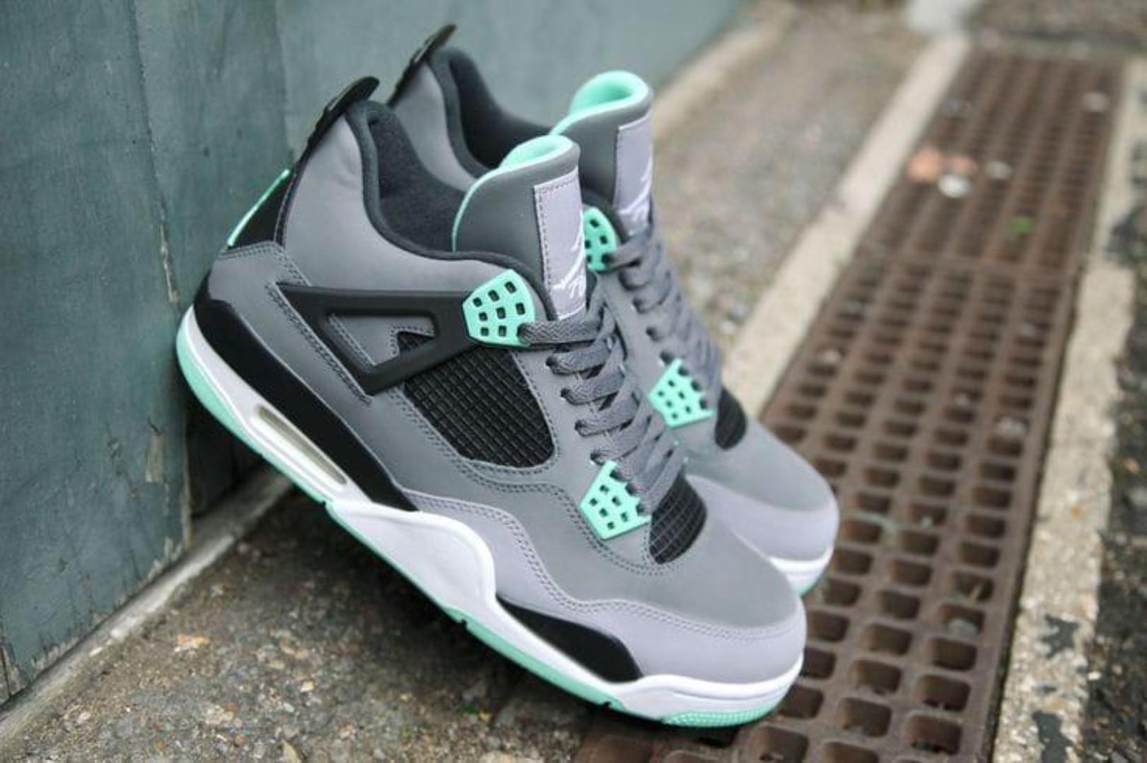 📛OFFER📛 ORIGINAL AIR JORDAN 4 RETRO, "GREEN GLOW". CUSTOMIZED JORDAN, l (royal)  ,HIGH QUALITY SNEAKERS. JORDAN Best shop for Airforce, Air jordan, Airmax tn, Air force sneakers)