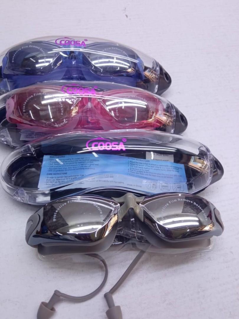🔥( ON OFFER )swimming goggles for adults and young children, Lens with Anti-fog coating for crystal clear vision, Soft, flexible frame and gasket for maximum comfort, Polycarbonate lenses . GENERIC