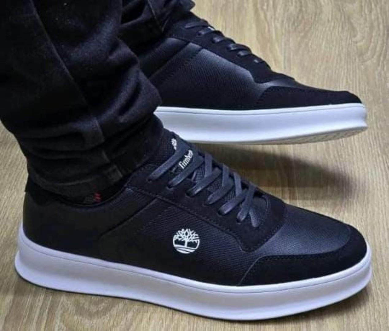 ORIGINAL LEATHER TIMBERLAND CLASSIC CASUALS SHOES, BLACK CASUAL AND OFFICIAL SHOES  (BEST SHOP FOR LOAFERS, OFFICIALS, CASUALS, SNEAKERS)