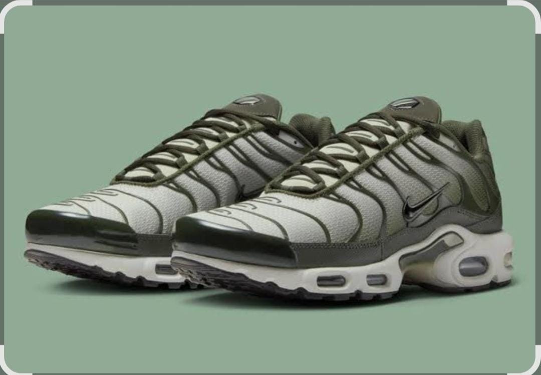 🔥 (on offer) Air Max Plus TN Sequoia Cargo Khaki 1 Customized TN (Airmax Tn) with a fashionable, Classy fit. Best shop for Jordans, Airforce, SNEAKERS. Airfoce 1 customized
