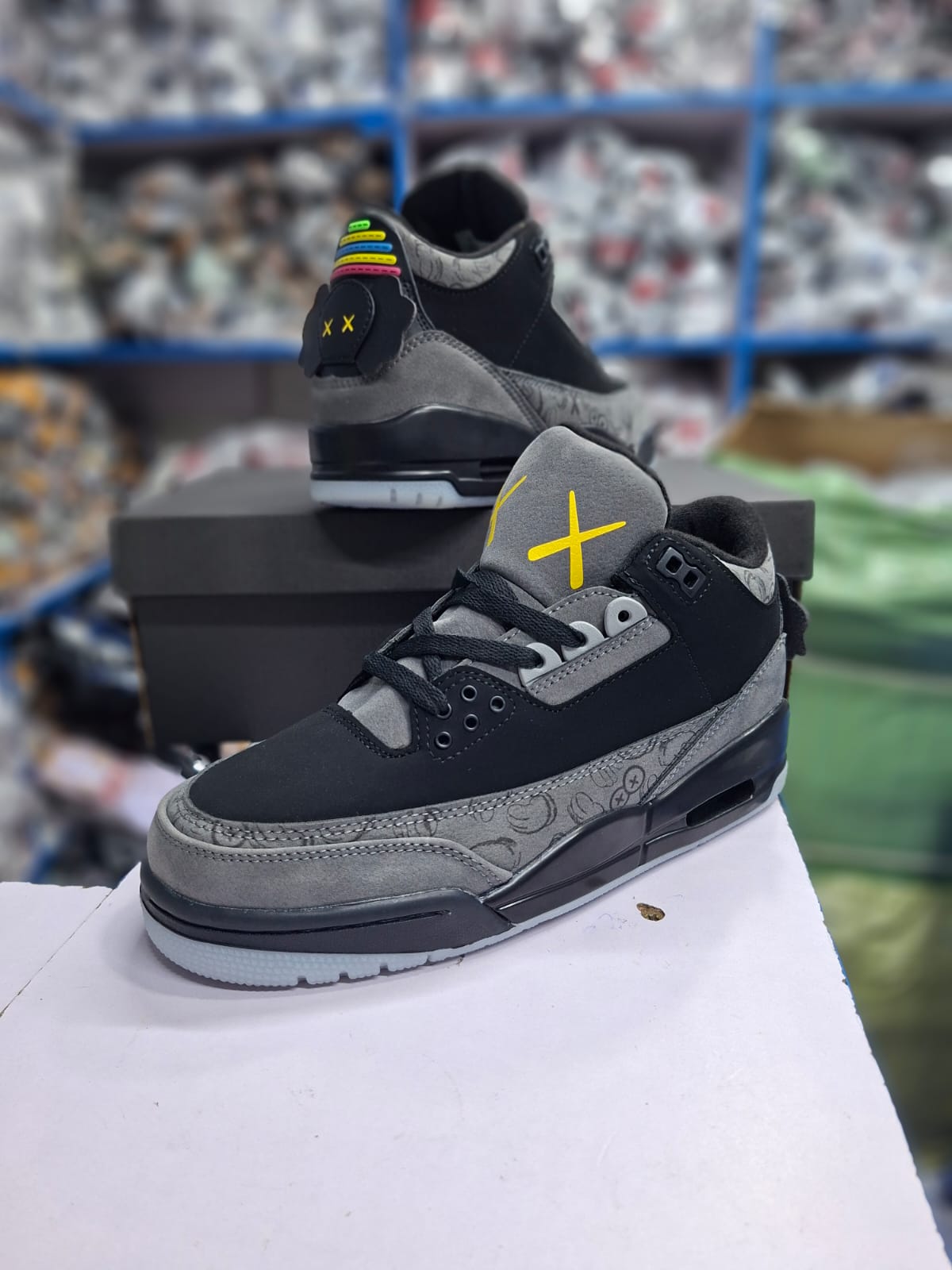 🔥 (on offer)  Air jordan 3 Retro (Kaws).  , with a fashionable, Classy fit. Best shop for Jordans, Airforce, SNEAKERS. Airfoce 1 customized