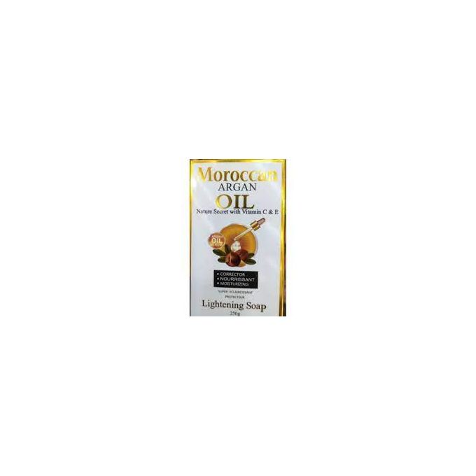 Morrocan argan oil nature's secret with vitamin C and E super eclaircassant lightening soap