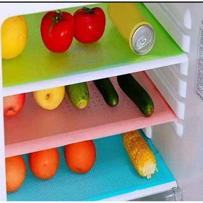 simple PVC waterproof fridge mats 4pcs
