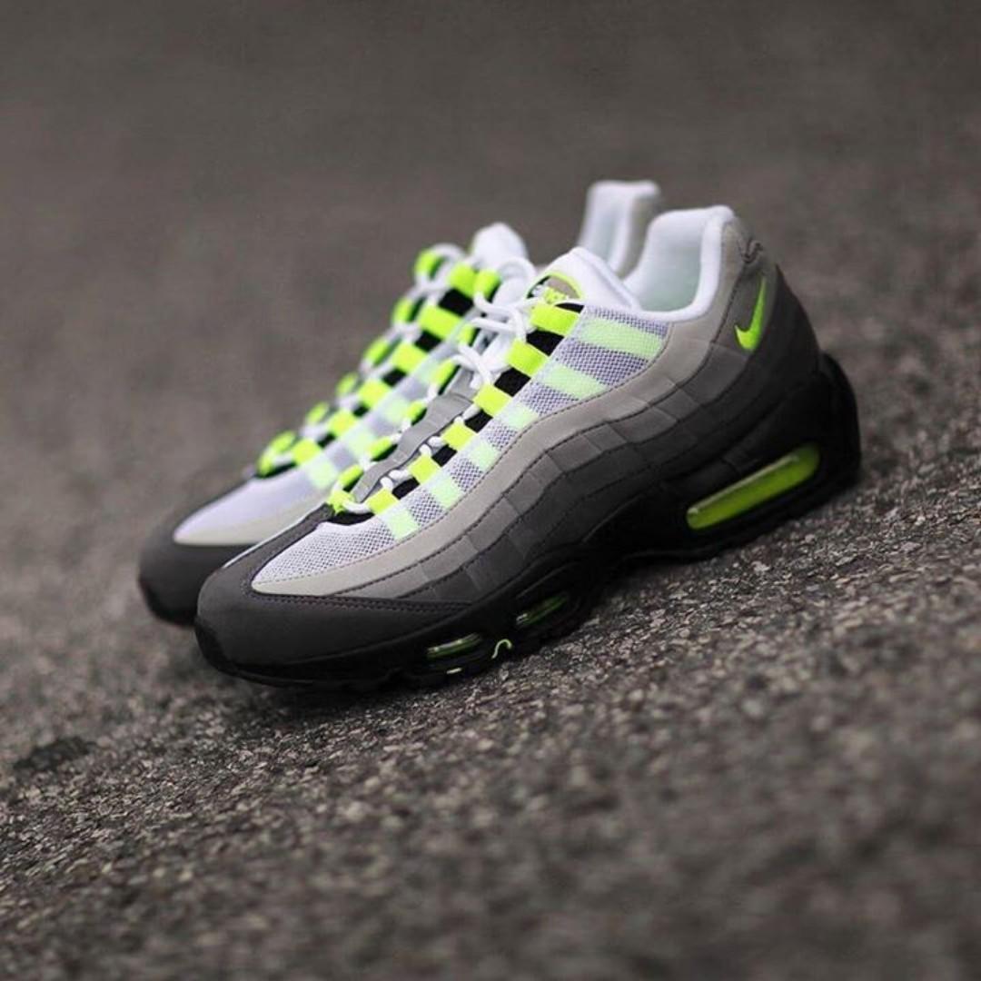 ORIGINAL AIRMAX 95 GREEN NEON  (BEST SHOP FOR AIRFORCE 1, AIR FORCE, AIRMAX, AIR MAX, AIR