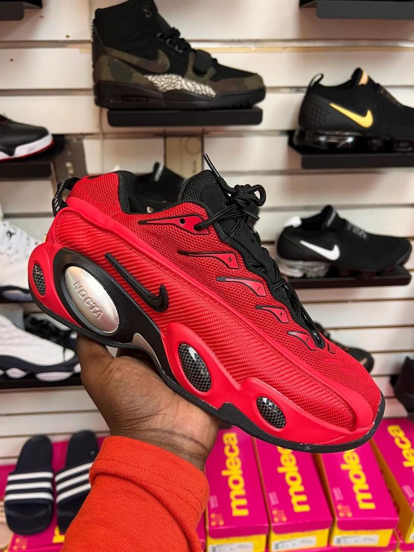 ORIGINAL AIR NOCTA GLIDE RED (DRAKE) VERY FASHIONABLE AND COMFY MEN'S SNEAKERS, BEST SHOP FOR AIR FORCE, JORDAN, AIRFORCE, AIR MAX.