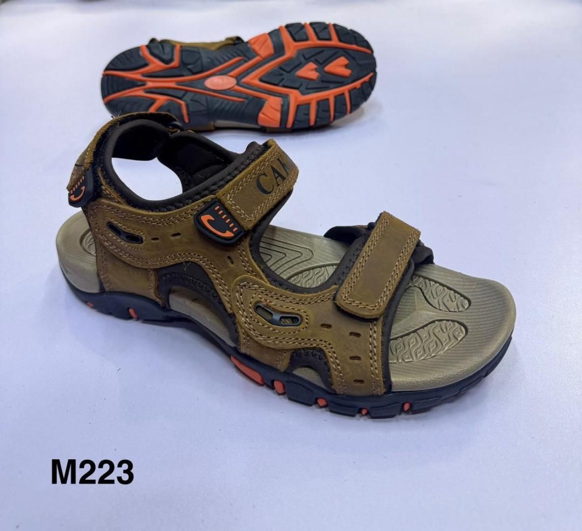 🔥(On offer) 🔥 LEATHER MEN OPEN SHOES VERY COMFORTABLE AND DURABLE. (BEST SHOP FOR SLIP ONS, SLIPERS, SLIDES & OPEN SHOES) (generic)