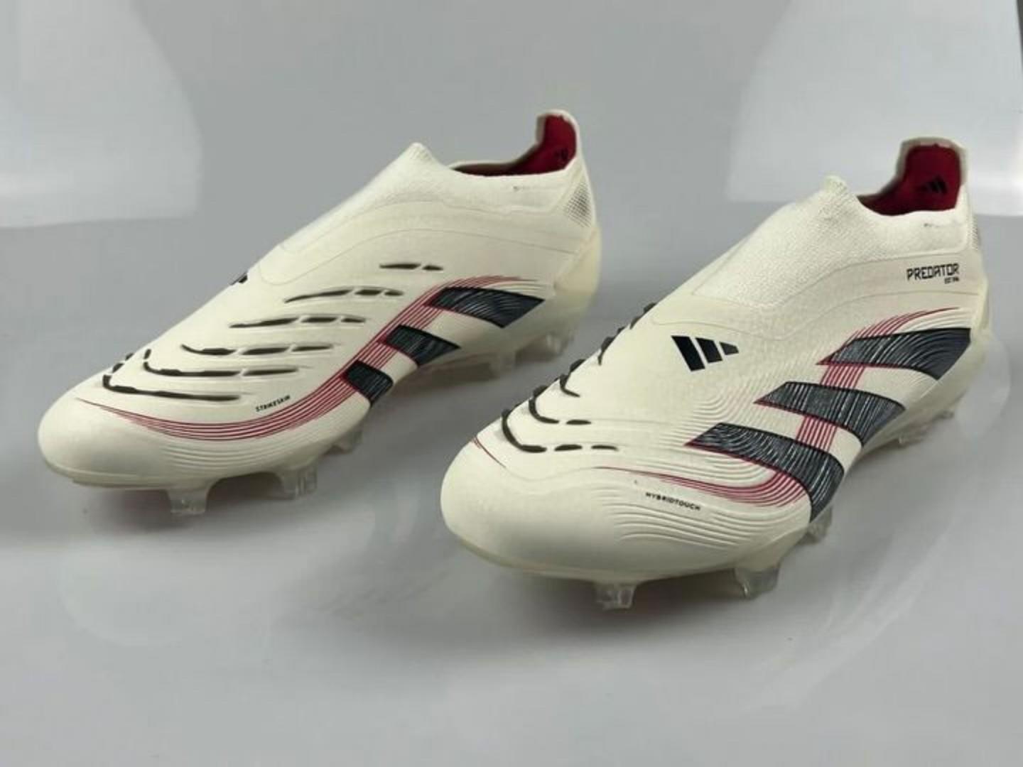 🔥(On offer) 🔥adidas Predator Elite Laceless FG Goal Hunter Pack, Men’s FG Football Boots, Soccer boots- Cream and black (generic)