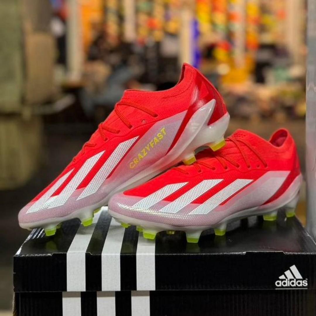 Original Adidas Crazyfast.1 (crazy fast boots) FG firm ground soccer cleats ‹ > Moments - Red LIMITED EDITION, Soccer boots, football boots