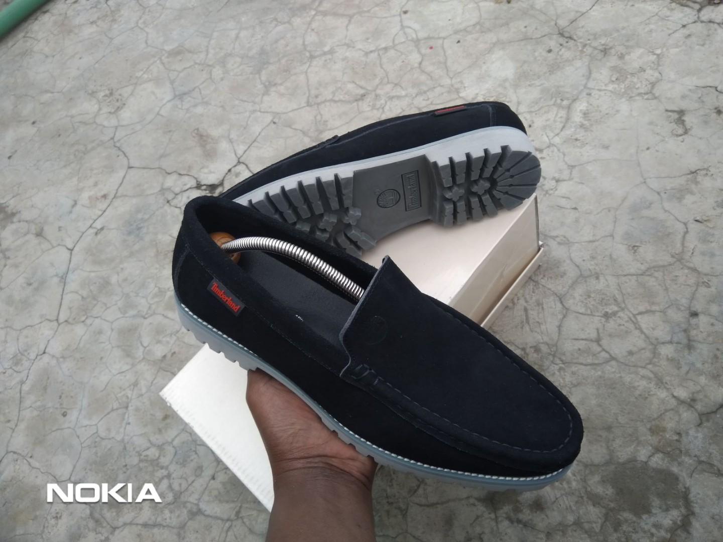 ORIGINAL SUEDE TIMBERLAND CLASSIC LOAFERS, BLACK VELVET CASUAL AND OFFICIAL SHOES BROWN LEATHER (BEST SHOP FOR LOAFERS, OFFICIALS, CASUALS, SNEAKERS)