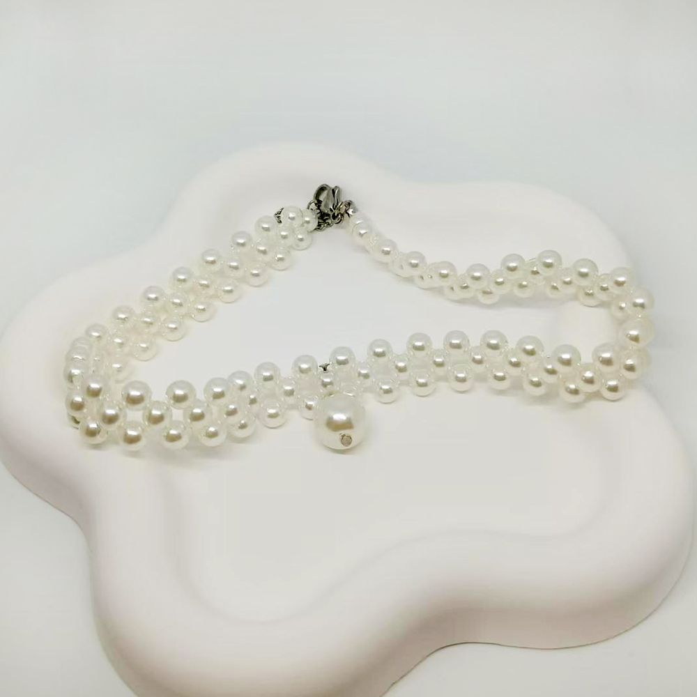 Hot Sale Women Necklace Pearl Strands Fashion Lady Pendant Choker Girls Jewellery Lovers Gift