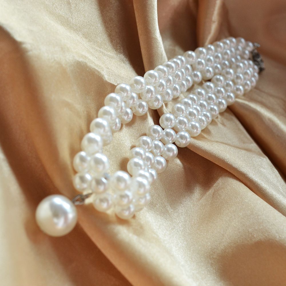 Hot Sale Women Necklace Pearl Strands Fashion Lady Pendant Choker Girls Jewellery Lovers Gift