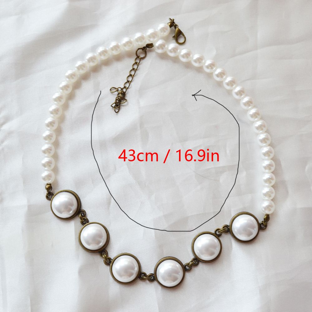 Pearls Personality Necklace Vintage Pearl Choker Necklace Women Jewelry Collars Statement Necklace Fashion Accessories