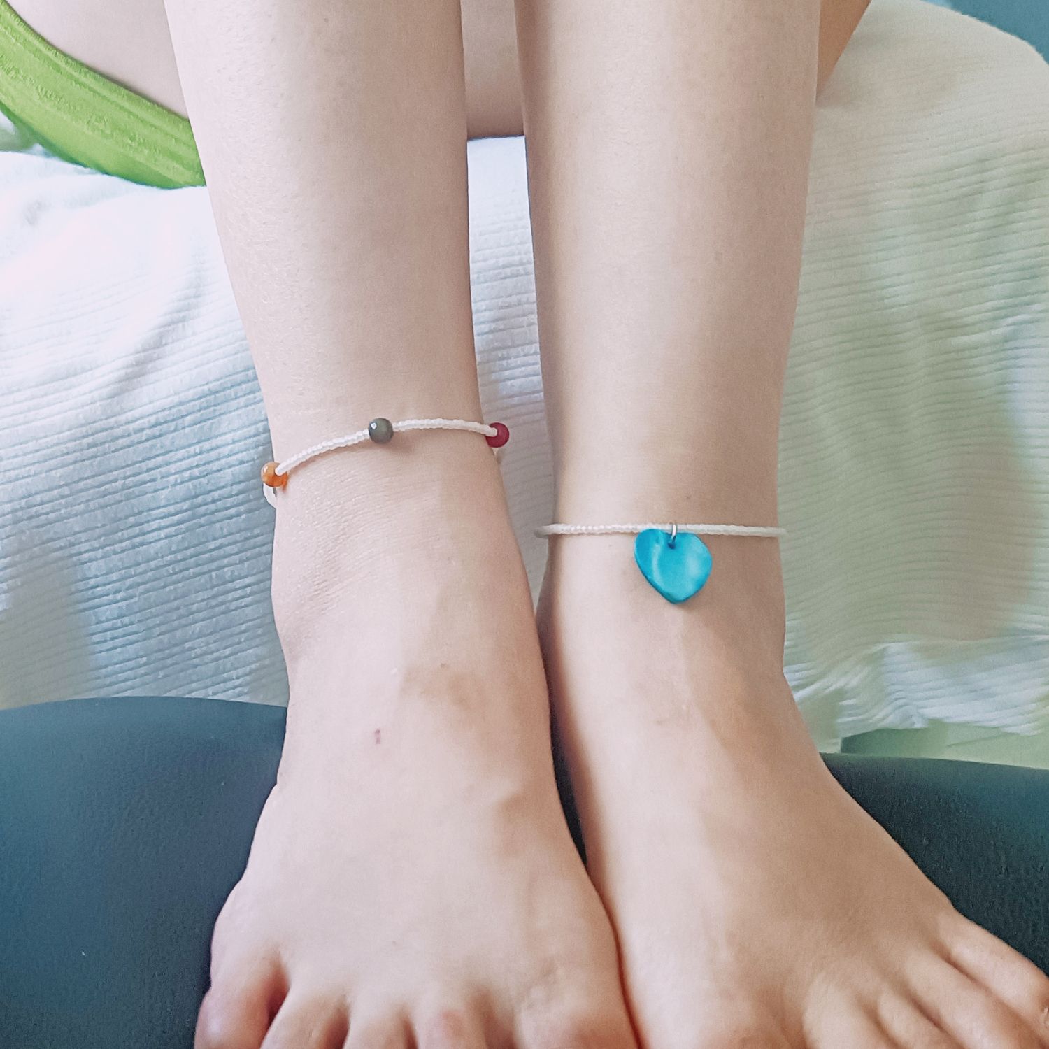 Shell Love Pendant Anklets Foot Chain Beach Accessories Sexy Women Fashion Accessories Body Chain