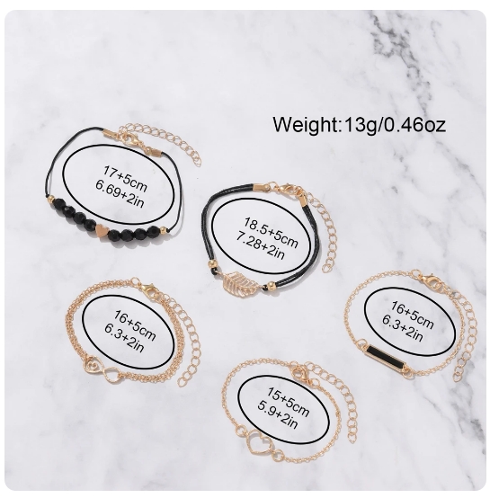5PCS Set Watch For Women Luxury Leather Analog Ladies Quartz Wrist Watch Fashion Bracelet Watch Set Female Relogio Feminino