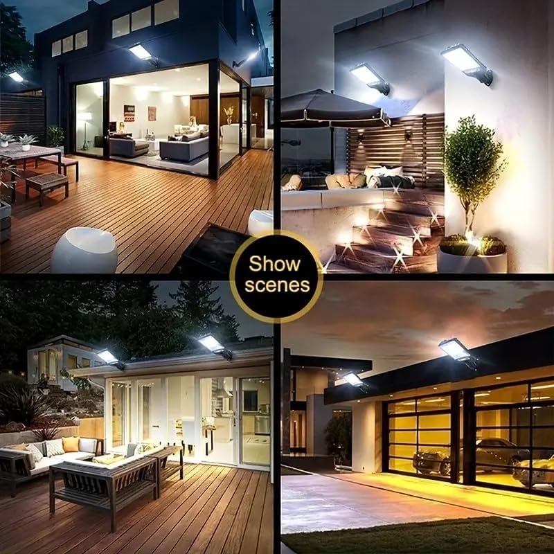6 Packs 108cob Outdoor Solar lamp Motion Detector Garden Light Solar Powered LED Outdoor Lighting Solar Street Light Motion Sensor Light