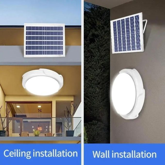 Solar Light High-Power Chandelier Solar LED Ceiling Light - Indoor/Outdoor, Remote Control, Dimmable