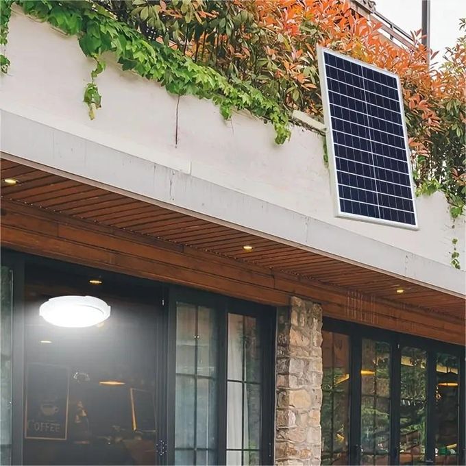 Solar Light High-Power Chandelier Solar LED Ceiling Light - Indoor/Outdoor, Remote Control, Dimmable