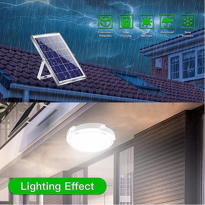 Solar Lights Indoor/Porch Ceiling Lights Outdoor