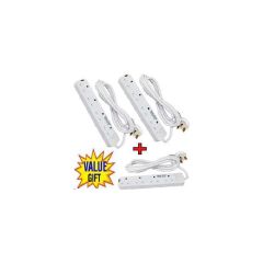 Power King HOME BEST 4 WAY POWER EXTENSION WITH LONG CABLE (2)+FREE 4WAY POWER EXTENSION .