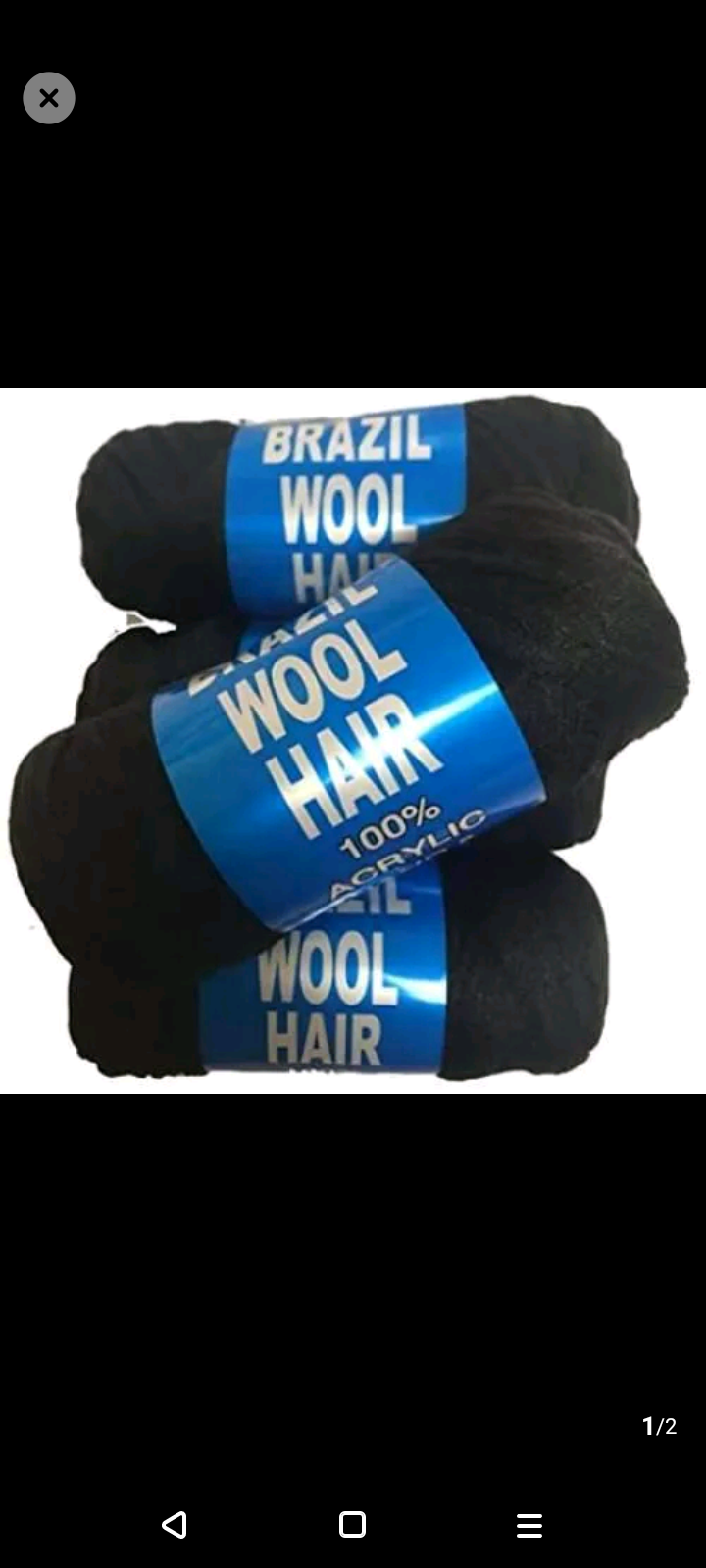 Brazilian wool hair 6 pieces