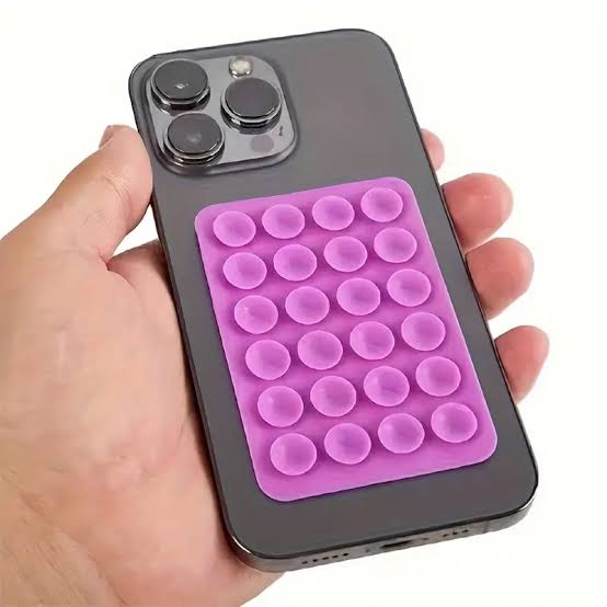 Phone suction 2 units sticky grippy octobuddy sticks on glass stainless steel