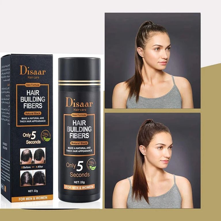 Disaar Hair Building Fibers Instantly Thickens Hair, Provides A Natural Look