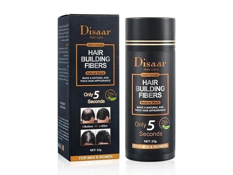 Disaar Hair Building Fibers Instantly Thickens Hair, Provides A Natural Look