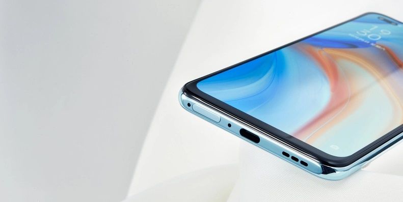 Refurbished OPPO Reno 4 5G 8GB+128GB 6.4 inches 48MP+32MP 4020mAh Face ID Dual SIM (Nano SIM) Qualcomm Snapdragon 765G (No Fingerprint)