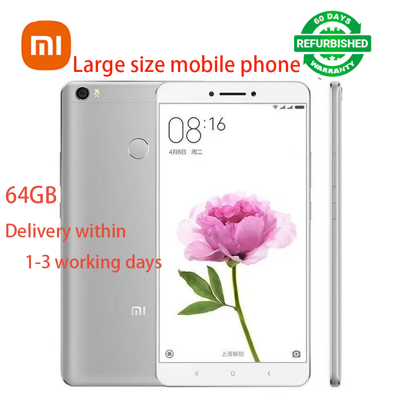 Refurbished Phone Xiaomi Max 2 6.44 inch 5300mAh 64GB+4GB 12MP+5MP Global Dual SIM Smartphone