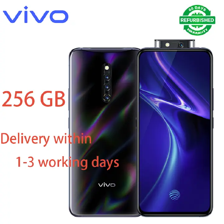 Refurbished phone VIVO x27 Pro 256GB+8GB Full screen 6.7 inch Super AMOLED screen 32MP+48PM lifting lens Dual SIM Hi-Fi music smartphone