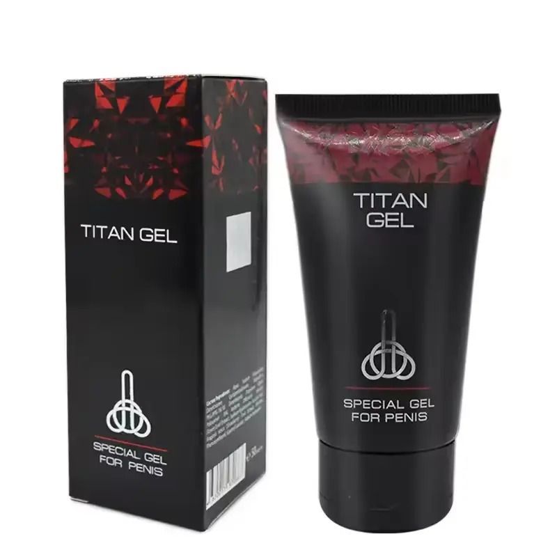 50ml Titan Gel Penis Enlargement Cream Permanent Enlargement Cream Original Russian Whitehead Gold Titan Gel Men's Specialty Products Intimate Care for Adult Men Care                                 .