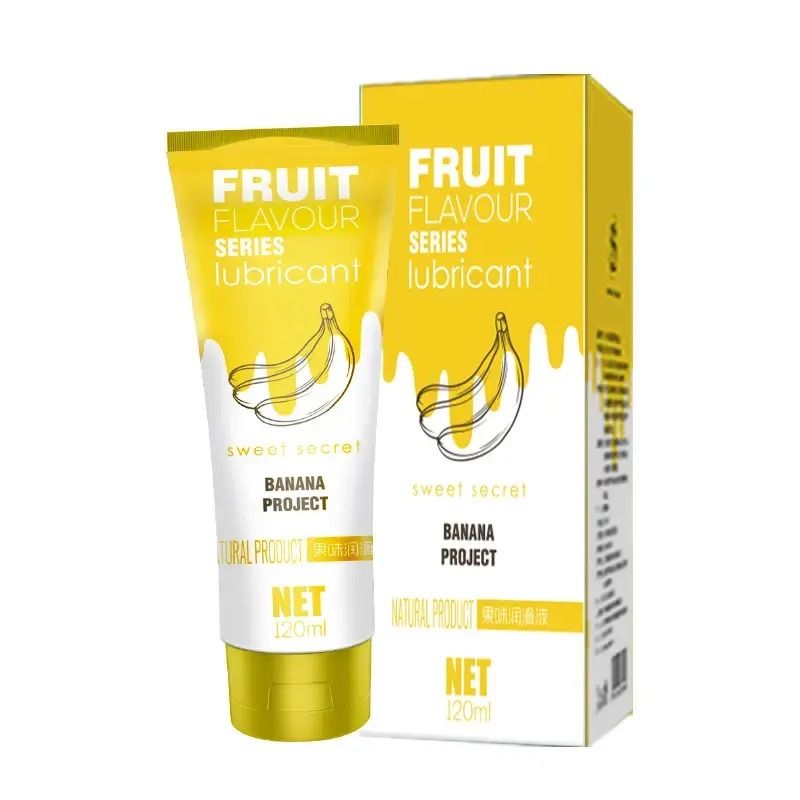 120ml Sex Lubricant Water Based Oil Sex Gel Long-lasting  With Different Fruit Flavor Sex Toys for Men Women Couple                                                                                   .