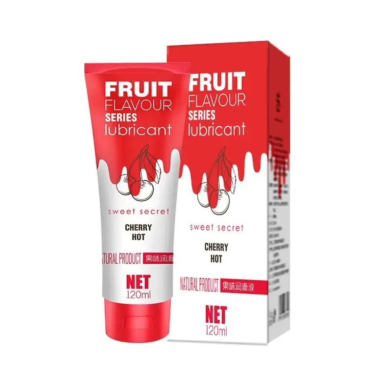 120ml Sex Lubricant Water Based Oil Sex Gel Long-lasting  With Different Fruit Flavor Sex Toys for Men Women Couple                                                                                   .