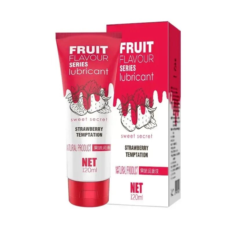 120ml Sex Lubricant Water Based Oil Sex Gel Long-lasting  With Different Fruit Flavor Sex Toys for Men Women Couple                                                                                   .