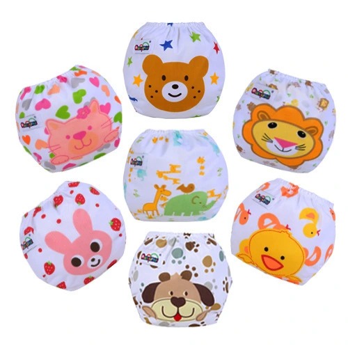 Baby Washable Diappers Waterproof Potty Training Pants Baby Toddler Kid Underwear Cloth Diaper                                                                                                         .